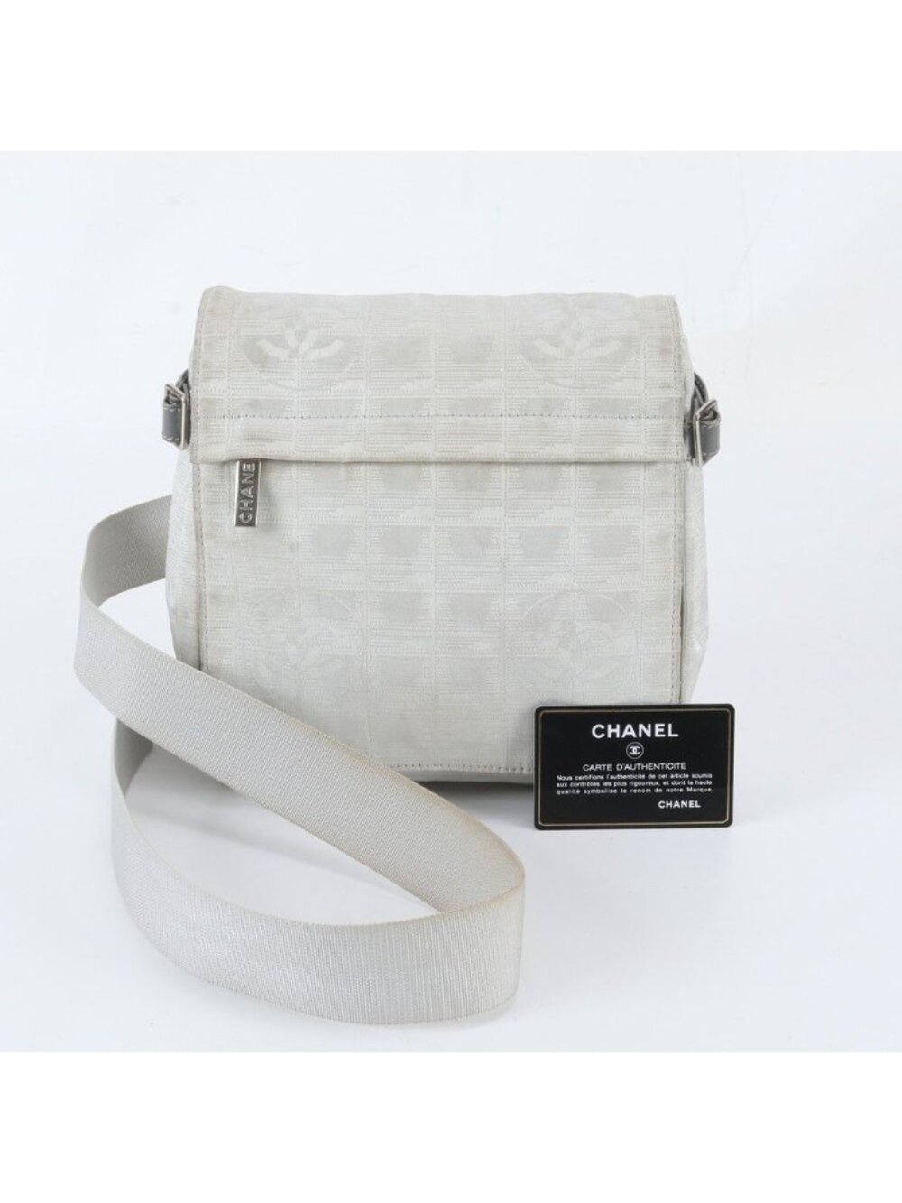 Chanel Card New Travel Line Shoulder Bag Crossbody Leather